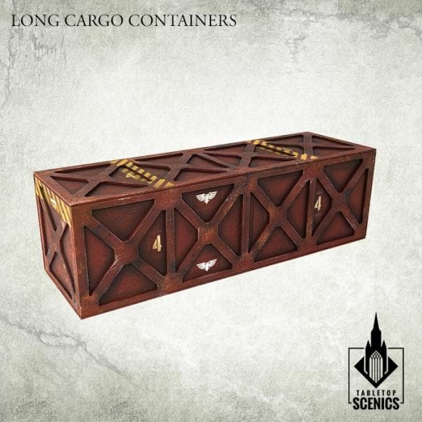 TABLETOP SCENICS Long Cargo Containers (3)