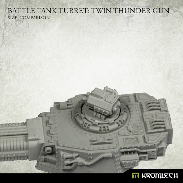 KROMLECH Battle Tank Turret: Twin Thunder Gun (1)