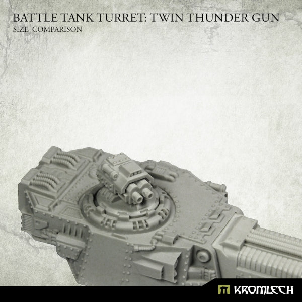 KROMLECH Battle Tank Turret: Twin Thunder Gun (1)