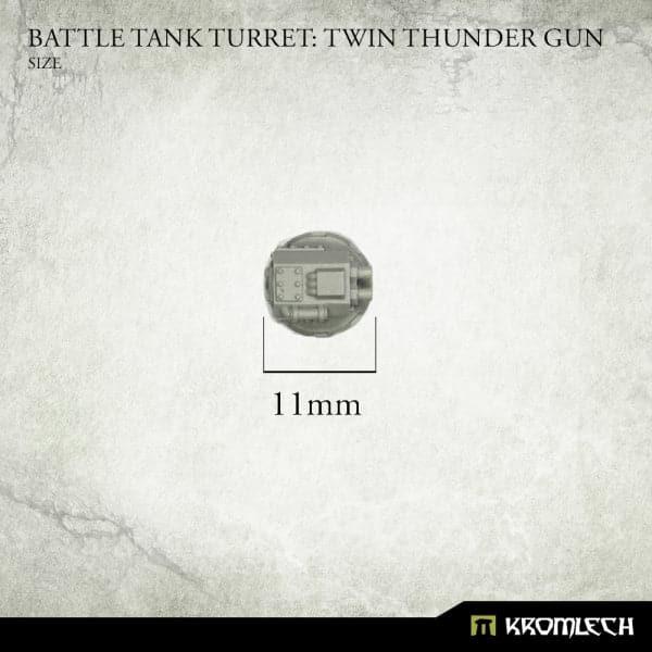 KROMLECH Battle Tank Turret: Twin Thunder Gun (1)