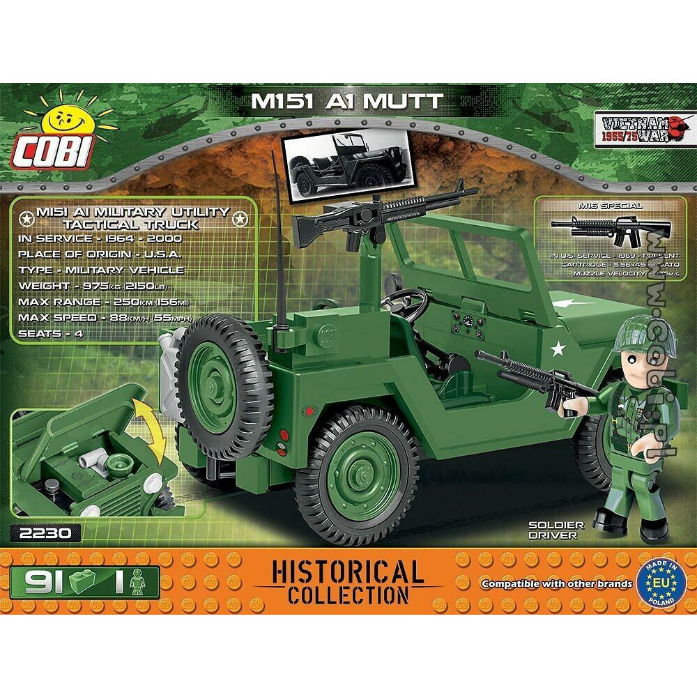 COBI Vietnam War - M151 A1 Mutt (91 Pieces)