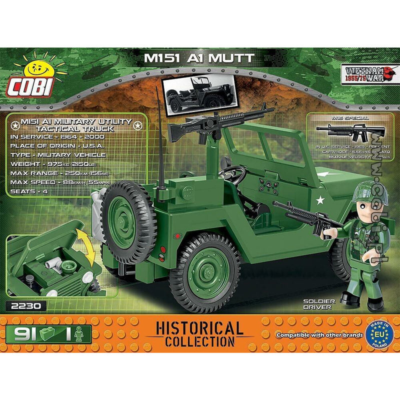 COBI Vietnam War - M151 A1 Mutt (91 Pieces)