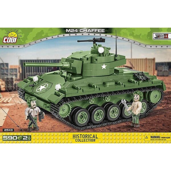 COBI World War II - M24 Chaffee Tank (590 Pieces)