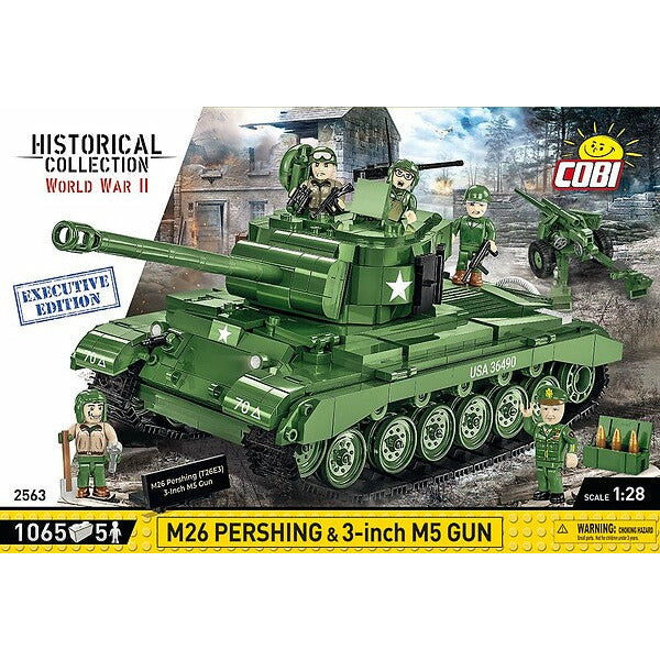 COBI WWII - M26 Pershing & 3-inch M5 1065 pcs
