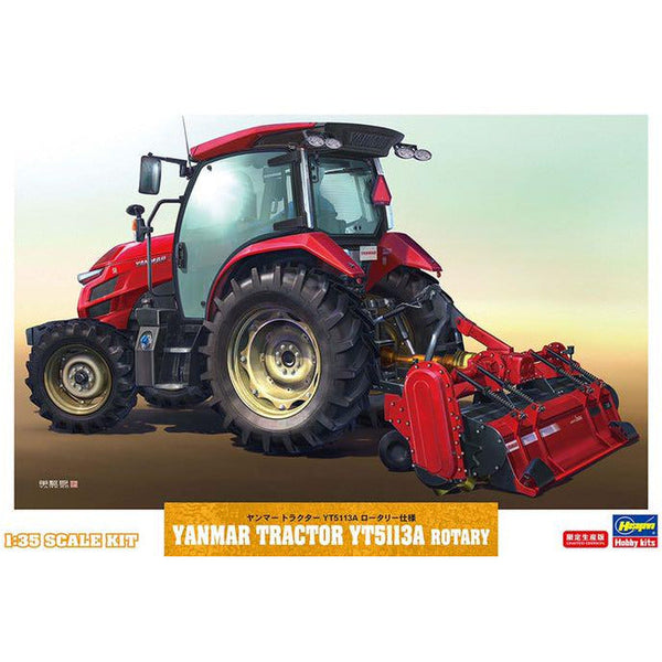 HASEGAWA 1/35 Yanmar Tractor YT5113A Rotary