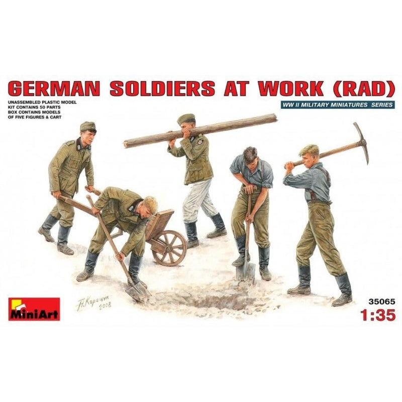 MINIART 1/35 German Soldiers at Work (RAD)