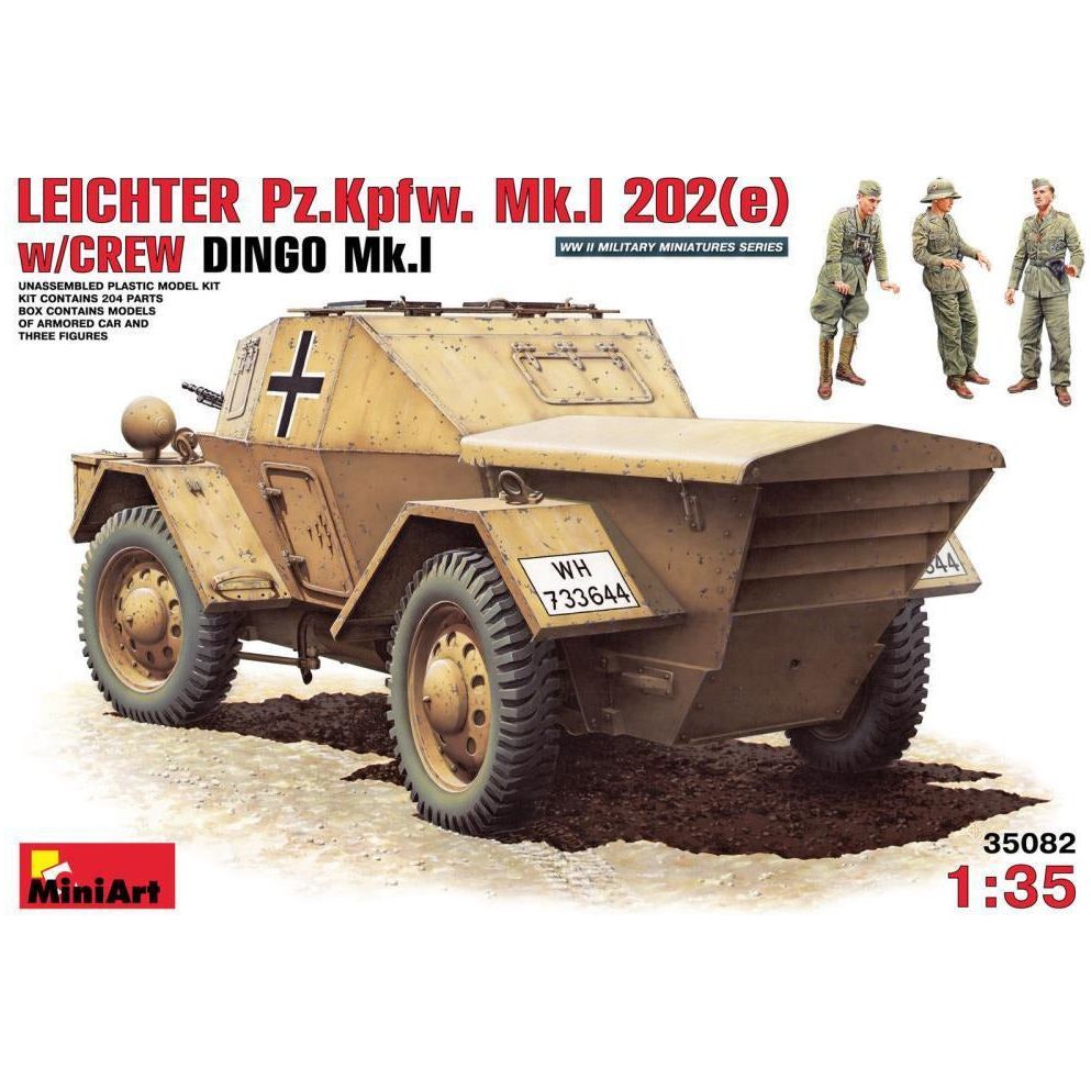 MINIART 1/35 Leichter Pz. Kpfw. Mk 1202 (e). with Crew