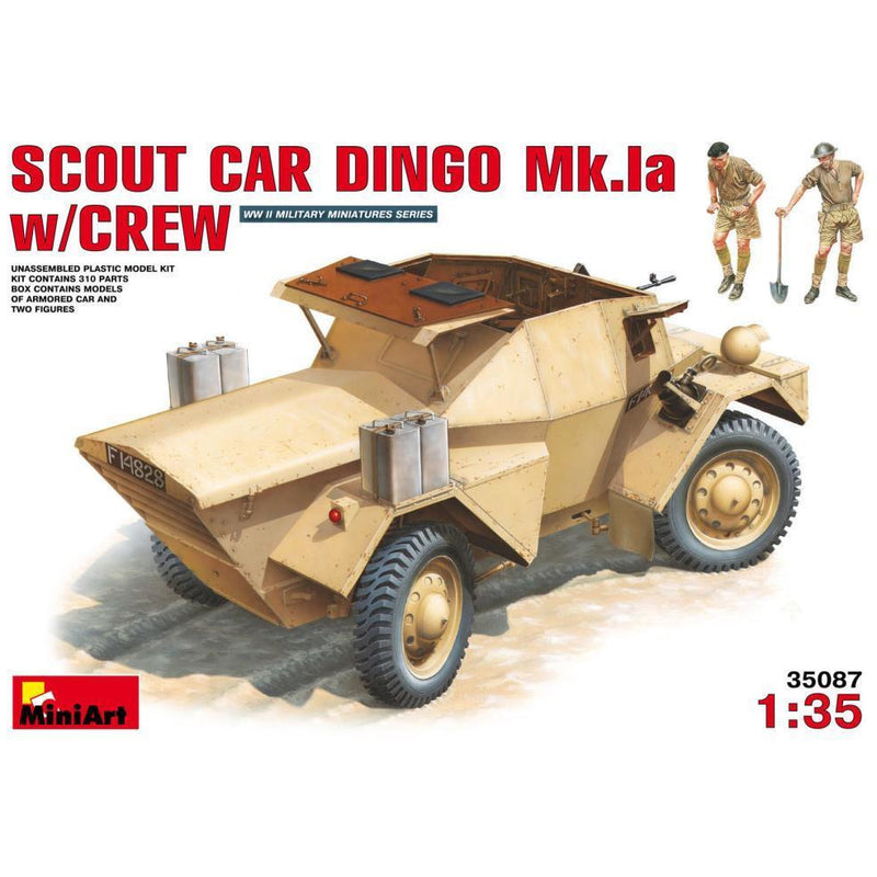 MINIART 1/35 Scout Car Dingo Mk 1a with Crew