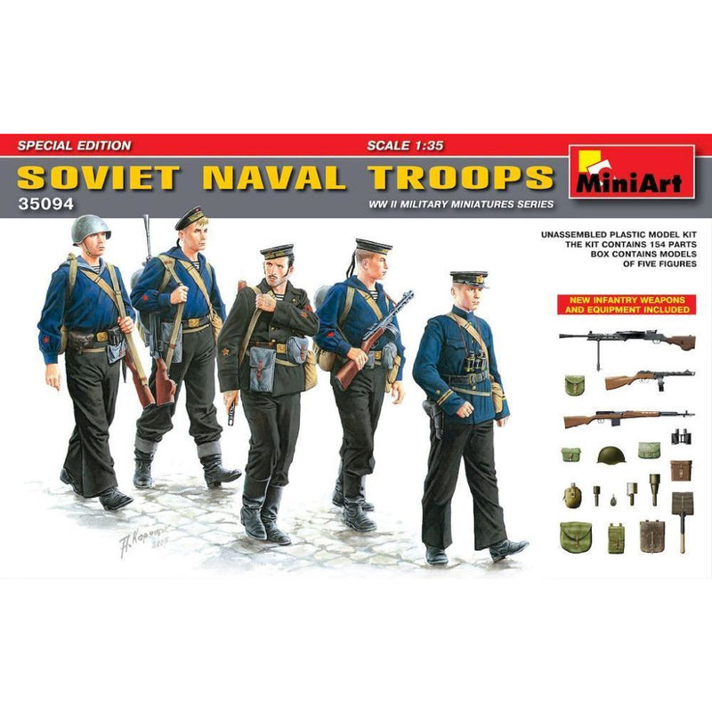MINIART 1/35 Soviet Naval Troops. Special Edition