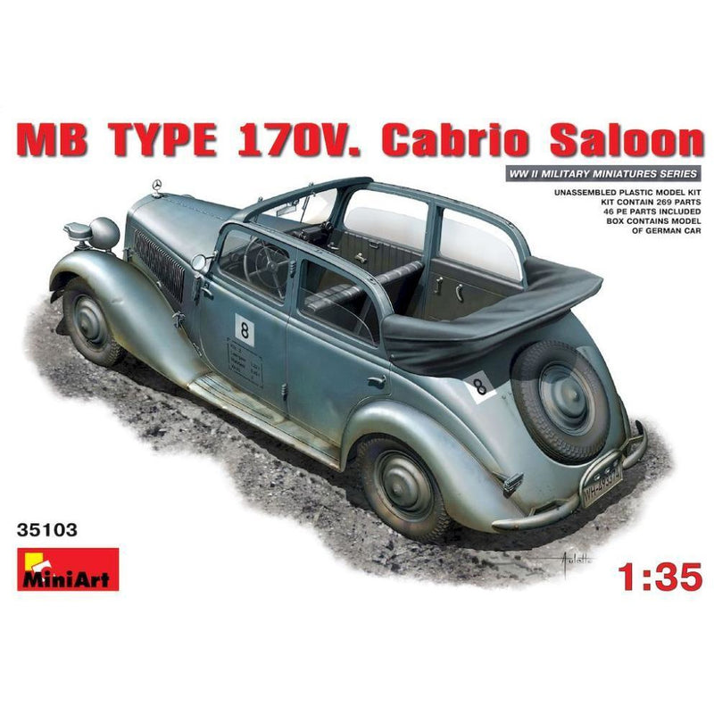 MINIART 1/35 MB Typ 170V. Cabrio Saloon