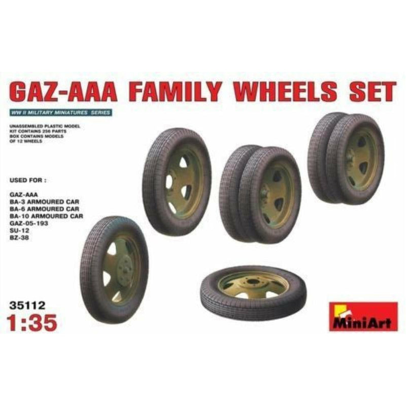 MINIART 1/35 GAZ-AAA Family Wheels set