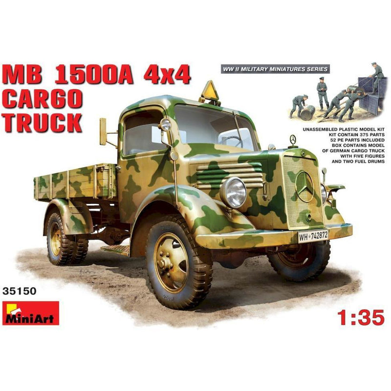 MINIART 1/35 MB L1500 A 4x4 Cargo Truck