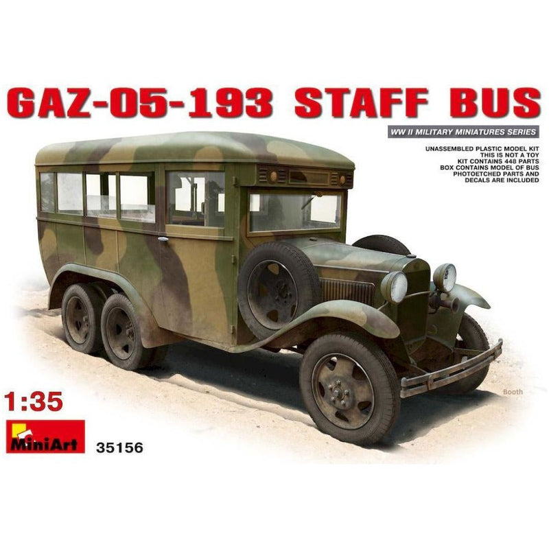 MINIART 1/35 GAZ-05-193 Staff Bus