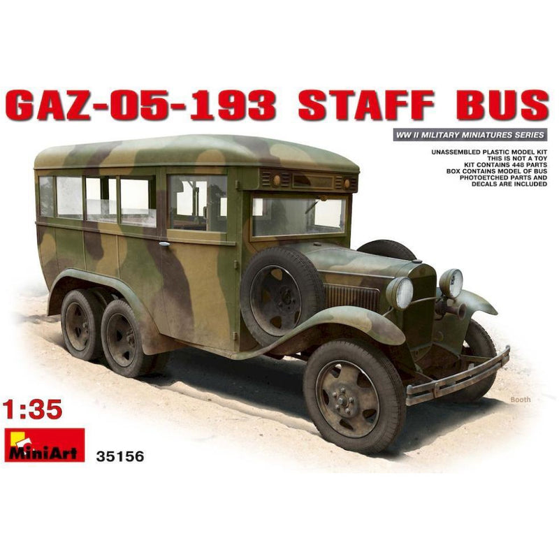 MINIART 1/35 GAZ-05-193 Staff Bus