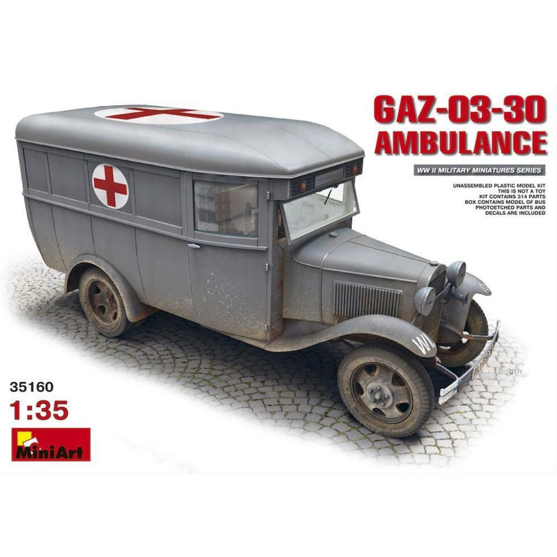 MINIART 1/35 GAZ-03-30 Ambulance