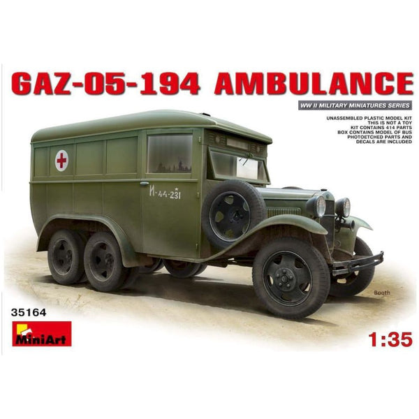 MINIART 1/35 GAZ-05-194 Ambulance