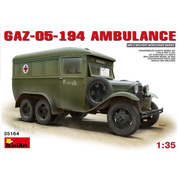 MINIART 1/35 GAZ-05-194 Ambulance