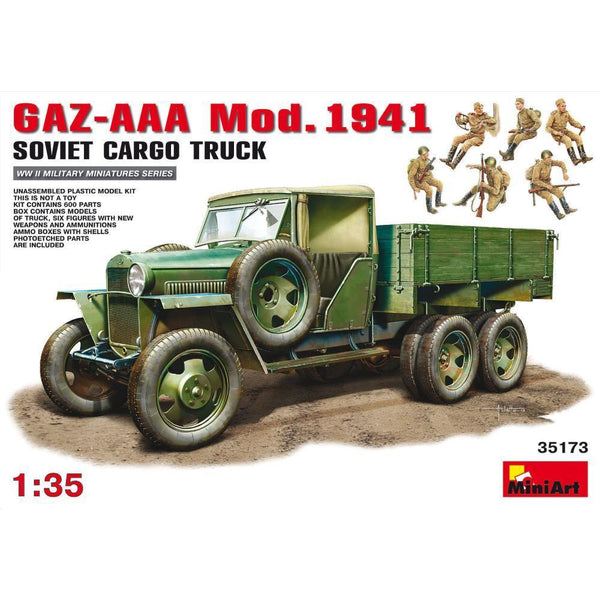 MINIART 1/35 GAZ-AAA Cargo Truck Mod. 1941