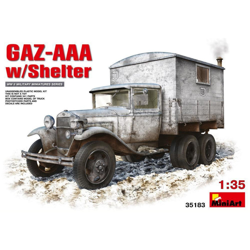 MINIART 1/35 GAZ-AAA with Shelter