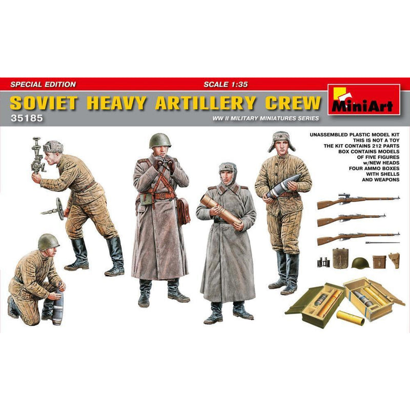 MINIART 1/35 Soviet Heavy Artillery Crew.Special Edition