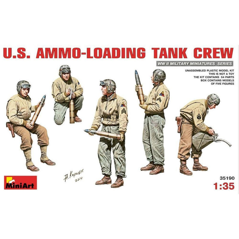 MINIART 1/35 U.S. Ammo-Loading Tank Crew
