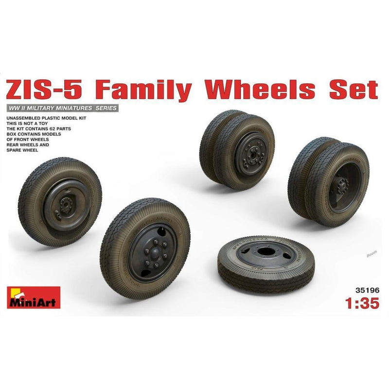 MINIART 1/35 ZIS-5 Family Wheels Set