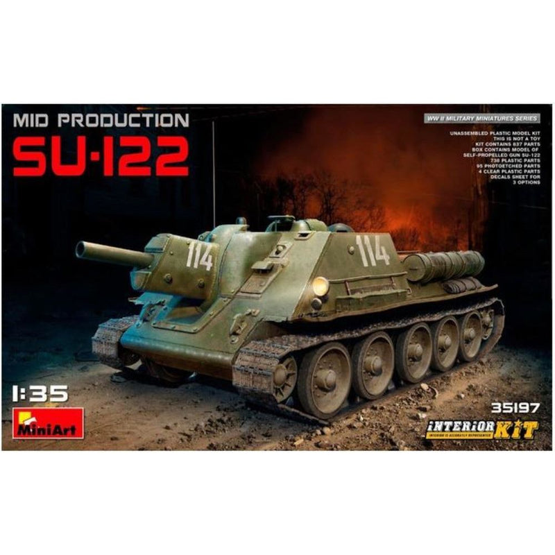 MINIART 1/35 SU-122 (Mid Production) w/ Interior Kit