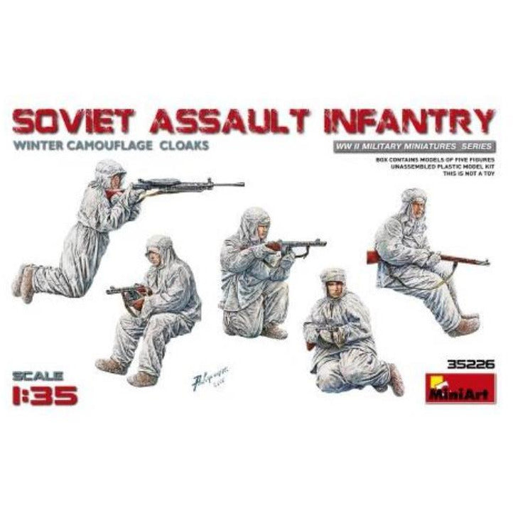 MINIART 1/35 Soviet Assault Infantry (Winter Camouflage Clo