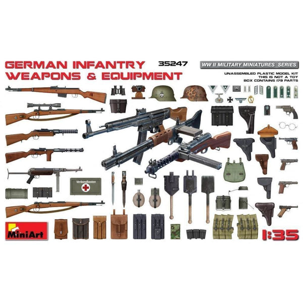 MINIART 1/35 German Infantry Weapons & Equipment