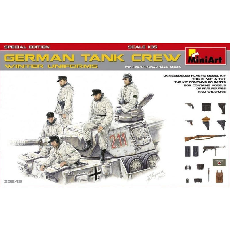 MINIART 1/35 German Tank Crew (Winter Uniforms). Special Ed