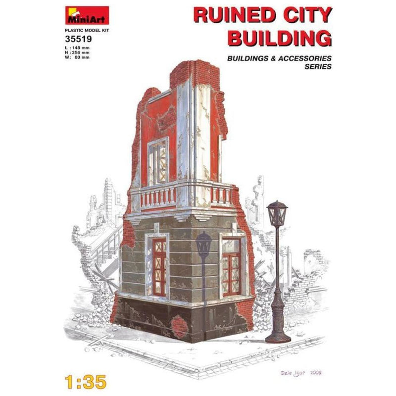 MINIART 1/35 Ruined City Building