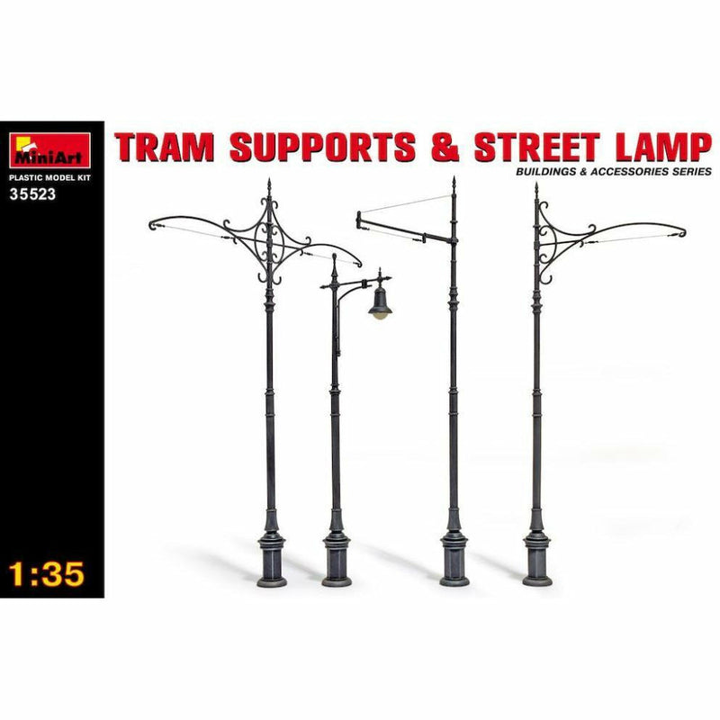 MINIART 1/35 Tram Supports and Street Lamps