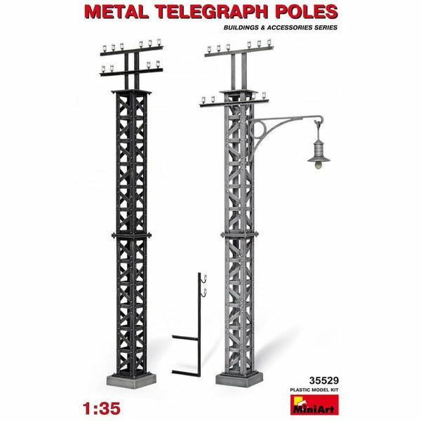 MINIART 1/35 Metal Telegraph Poles