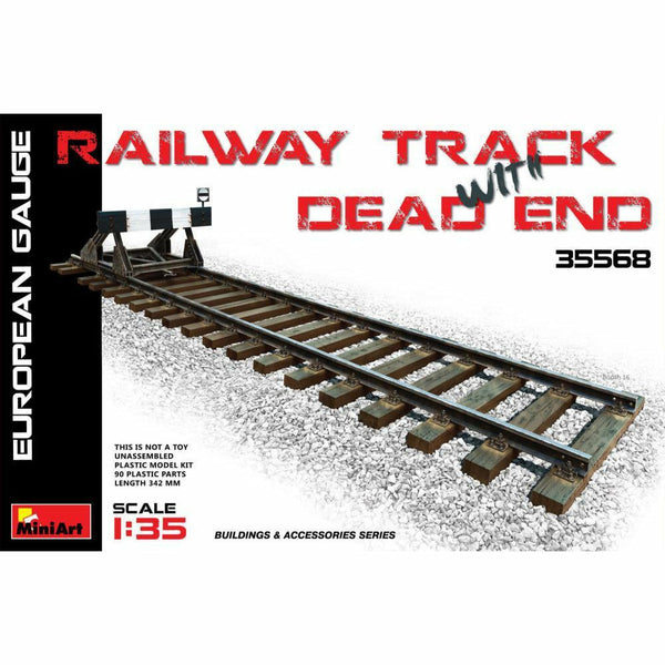 MINIART 1/35 Railway Track & Dead End (European Gauge)