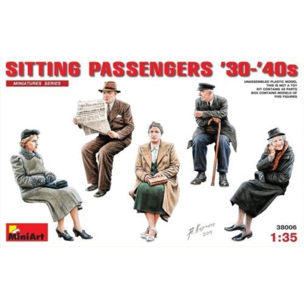 MINIART 1/35 German Sitting Passengers '30s-'40s