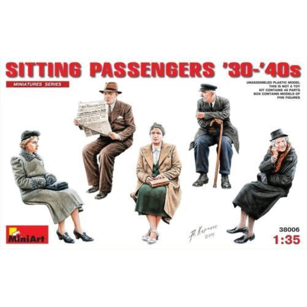 MINIART 1/35 German Sitting Passengers '30s-'40s
