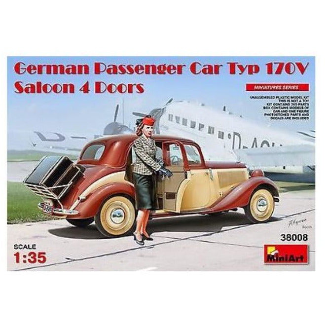MINIART 1/35 German Passenger Car Typ 170V.Saloon 4 Doors