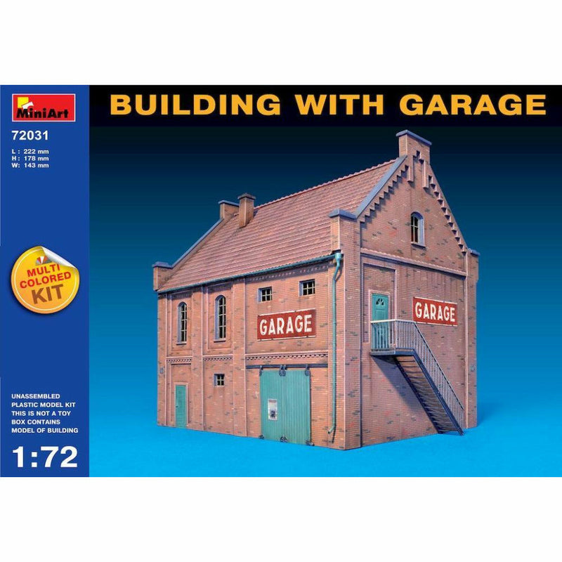 MINIART 1/72 Building with Garage