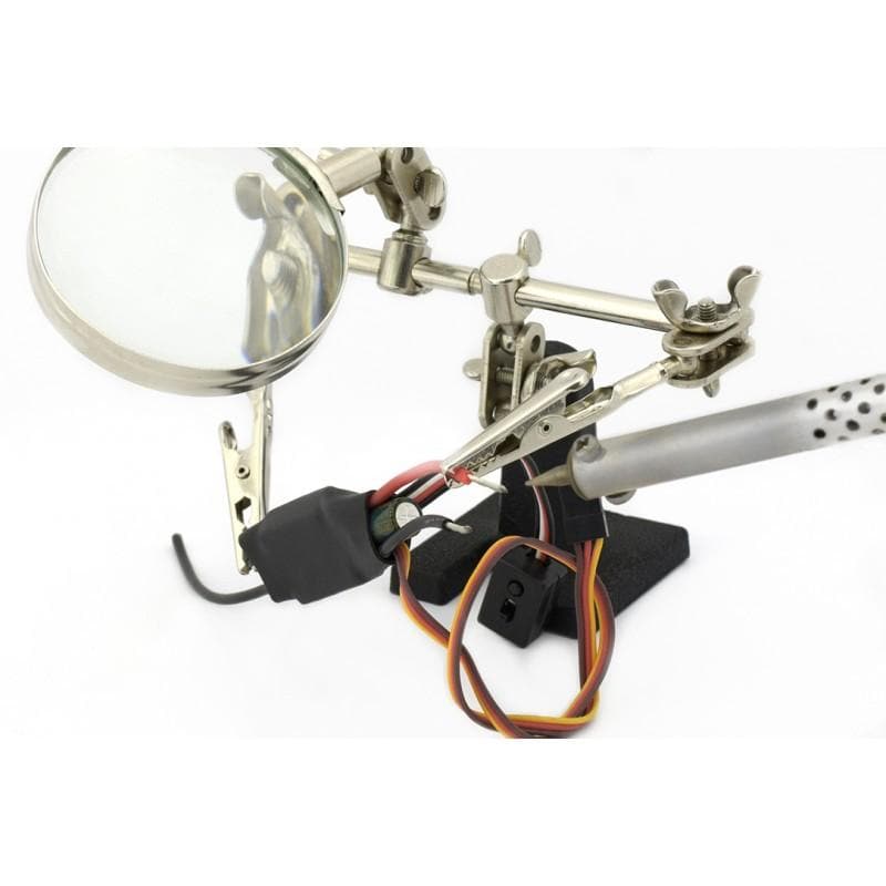 ARTESANIA LATINA Alligator Clips x2 With Magnifier & Stand