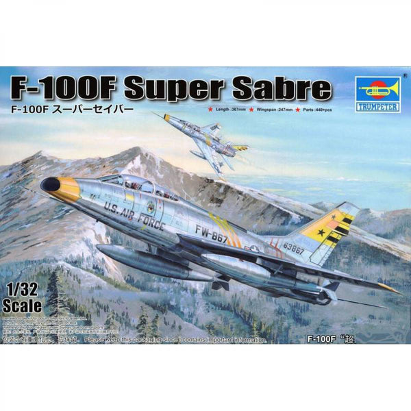 TRUMPETER 1/32 F-100F Super Sabre