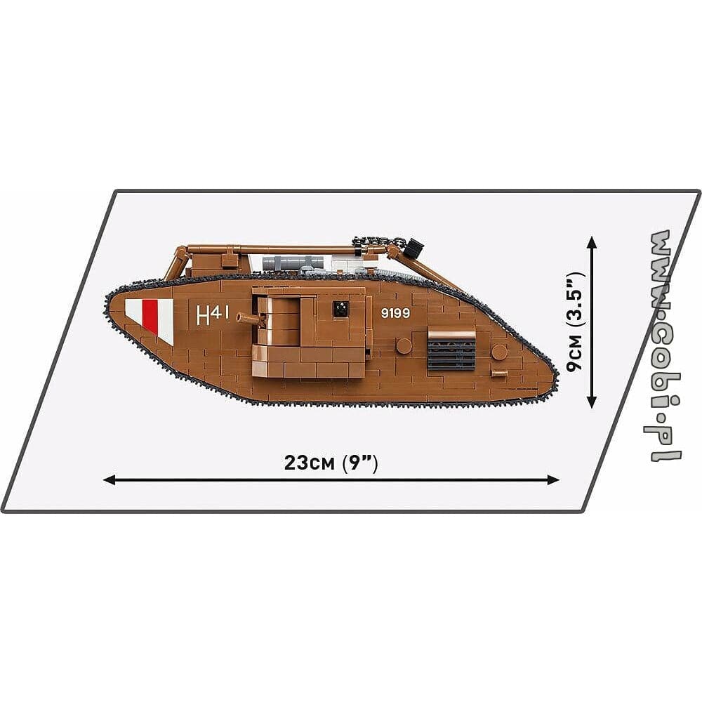 COBI Great War - Mark V Male 837 pcs