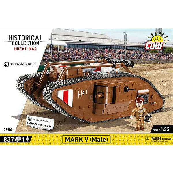 COBI Great War - Mark V Male 837 pcs