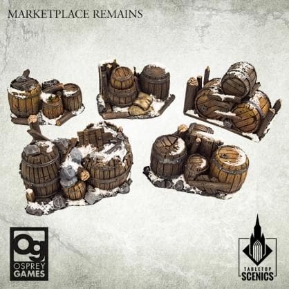 TABLETOP SCENICS Marketplace Remains (Frostgrave) (5)