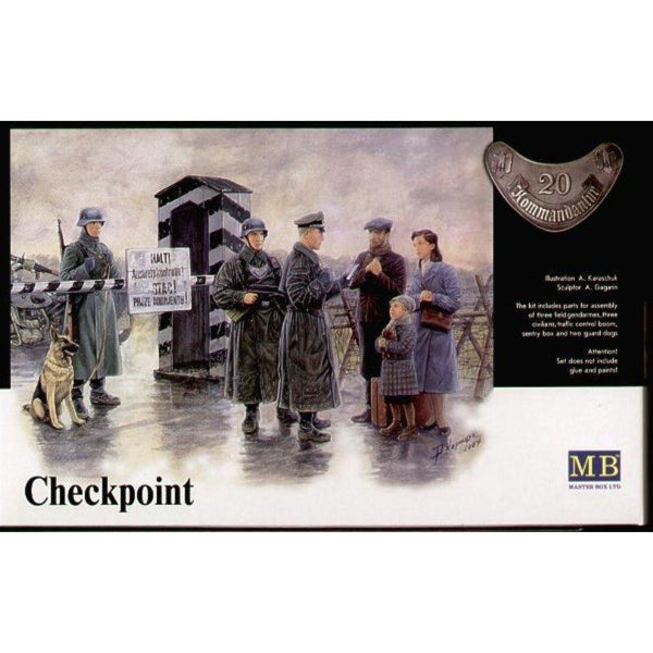 MASTER BOX 1/35 Checkpoint German WWII Era
