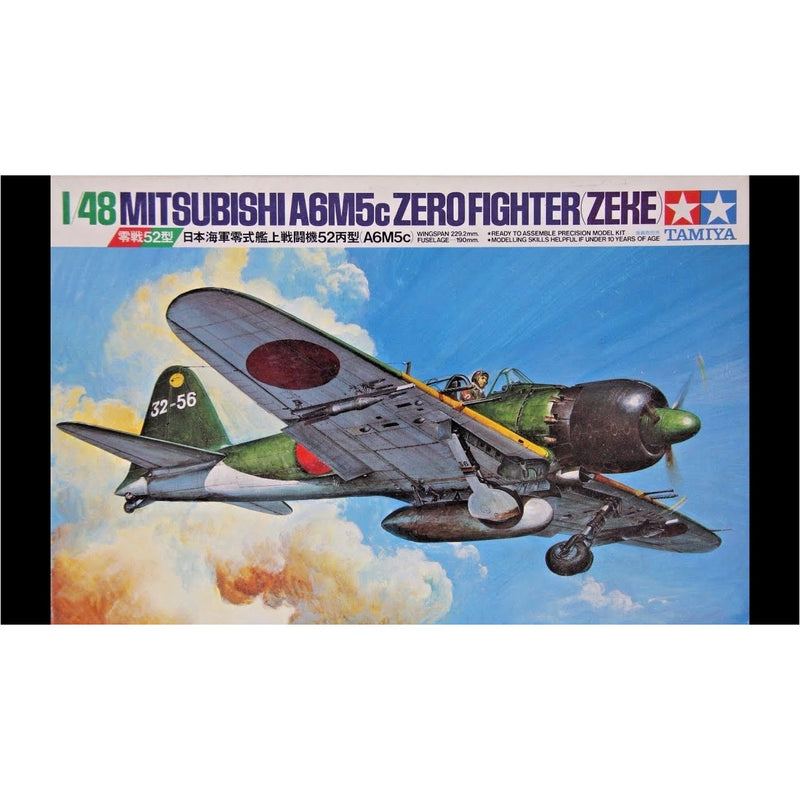 TAMIYA 1/48 Mitsubishi A6M5C Type 52 Zero Fighter Zeke