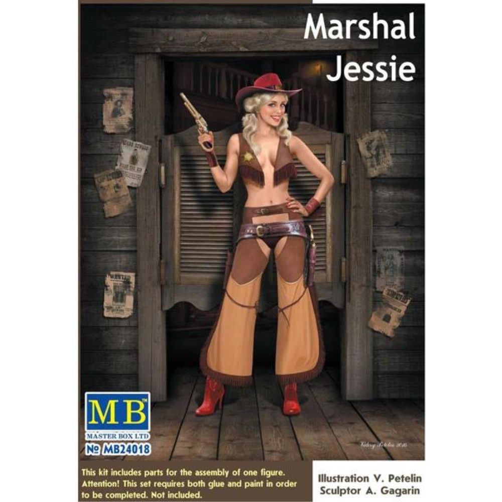 MASTER BOX 1/24 Pin Up Ser. 'Marshel Jessie'