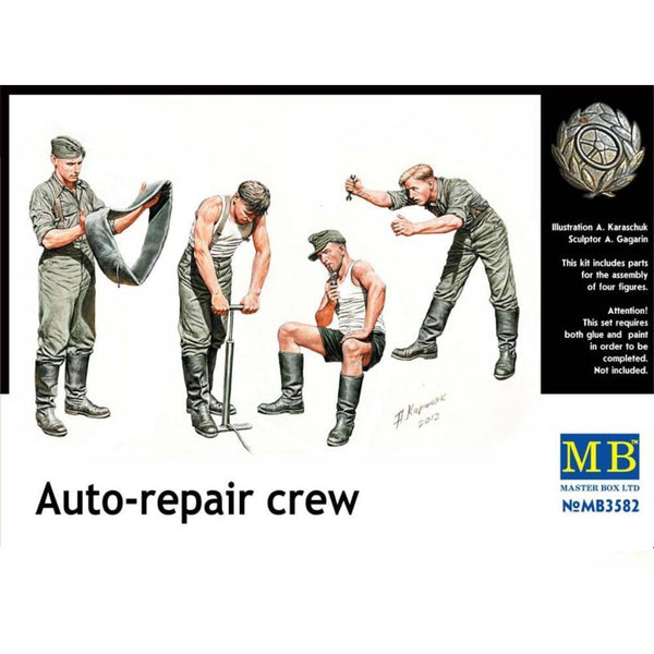 MASTER BOX 1/35 German WWII Auto Repair Crew