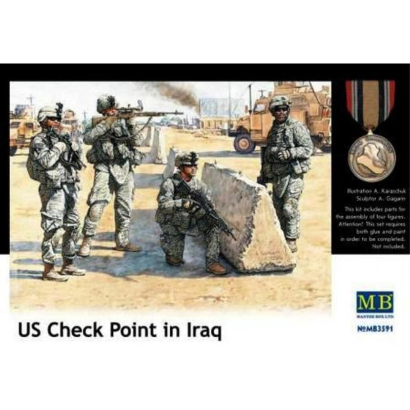 MASTER BOX 1/35 US Checkpoints Iraq War