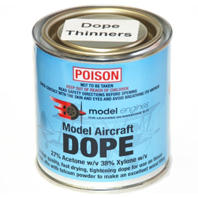 MODEL ENGINES DOPE THINNERS 250ml - Hearns Hobbies Melbourne - Model Engines