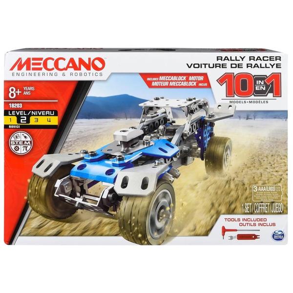 MECCANO Multi-Model Rally Racer 10-Model Set